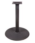 Hospitality Round Cast Iron Bistro Table base Dining Table leg Black Powder