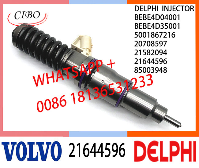 Fuel Diesel Injector 21644596 BEBE4D04001 BEBE4D35001 5001867216 7420708597 20708597 E3.18 for VOL REN-AULTT MD11 EURO