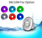 Stainless Steel RGB Recessed Pool Lights Submersible Underwater 10W
