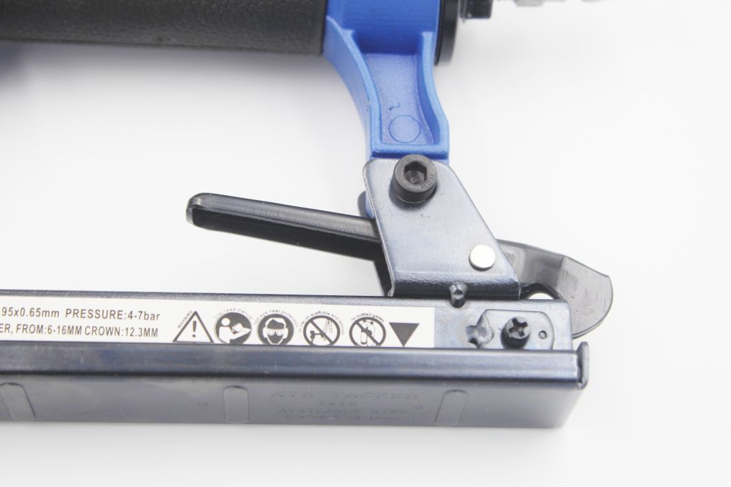21 Gauge Fine Crown Air Pneumatic Staple Gun Air Stapler 8416 for Furniture Decoration