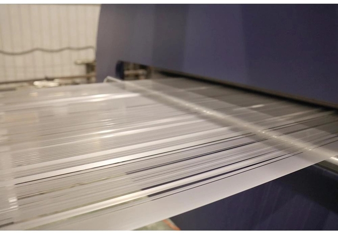 2000tex Plastic Tape Extrusion Line Extruding Flat Film Stretching Machine 4500 Kg/24hr