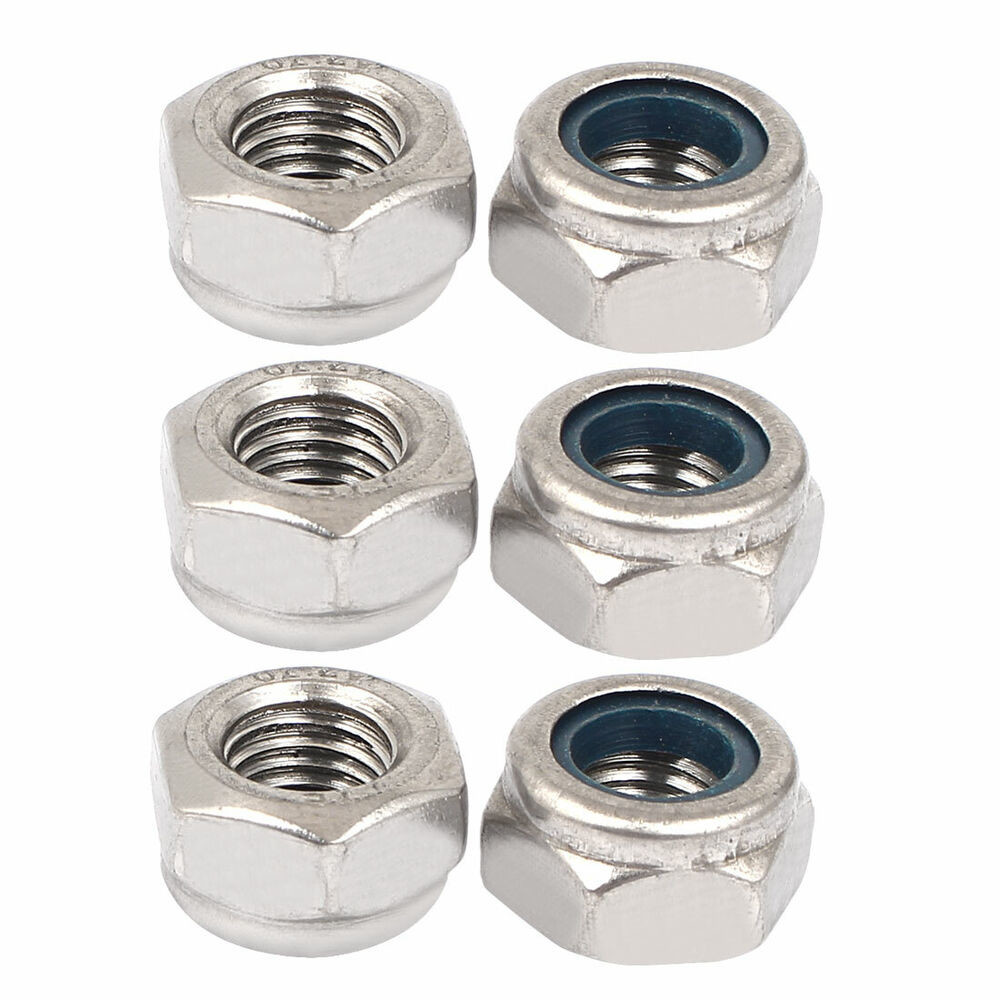 ASME B18.16.6 Prevailing Torque All-Metal Type Stainless Steel Hex Nuts Nylock Nut Bolt And Nut