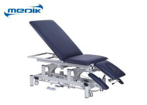 China Height Adjustable Medical Office Exam Tables Electric 5 Sections On Casters wholesale