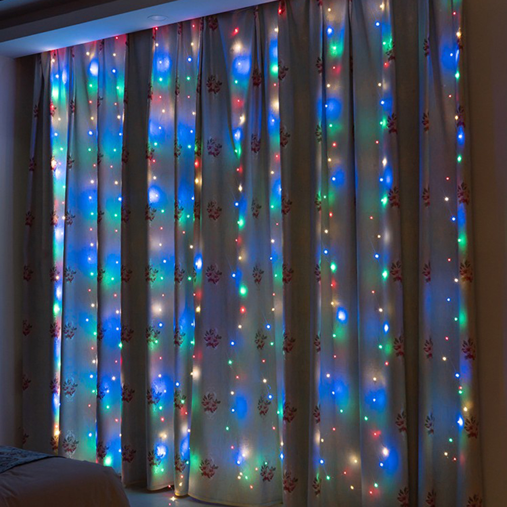 3M LED String Light Remote Control USB Garland Curtain Lamp Bedroom Fairy Wedding Christmas Decoration Supplies Holiday