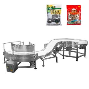 China Food Grade Pvc Texture Conveyor Belt Production Line Bags Or Bulk Materials Conveyor Belt System wholesale
