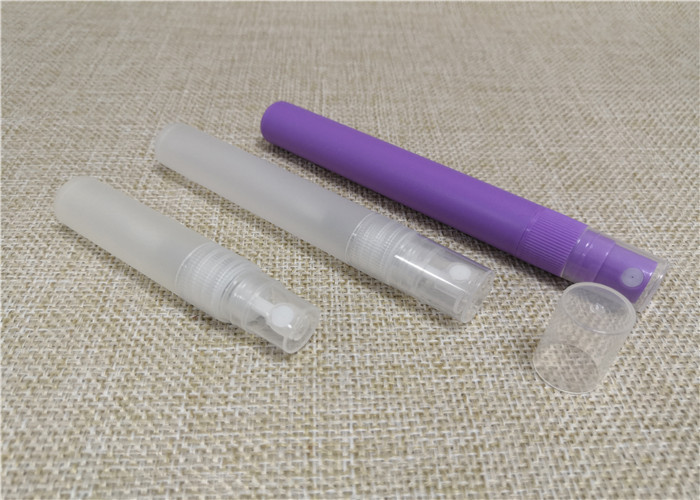 Empty Perfume Pump Sprayer Pen Shape Small Capacity Purple / Translucent Color