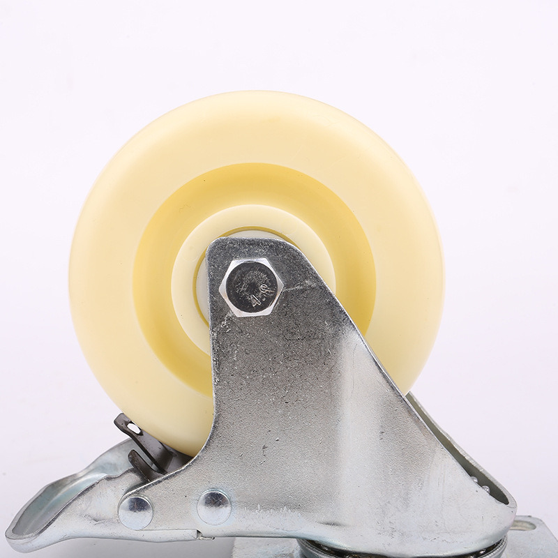 3inch 4inch 5inch White Nylon Industry Duty Castor Wheel