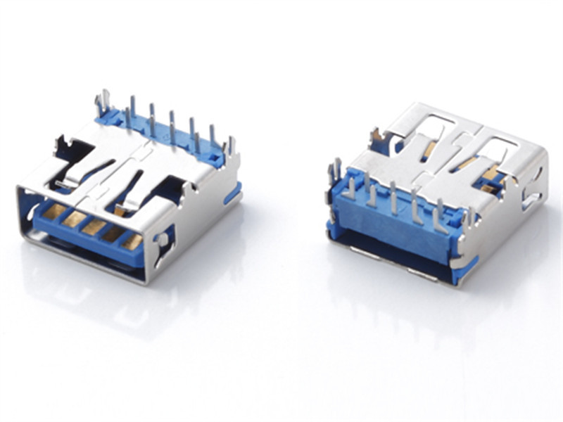 USB3.0 Female A Type, Receptacle, Connector,DIP,H=6.26, HULYN