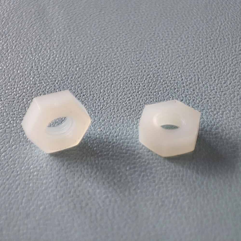PEEK Plastic Hardware Products PTFE PP PPS PVC Nylon M4 Hexagon Nut