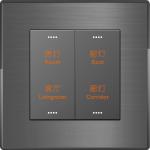 2 / 3 / 4 Gang Room Light Control Switch Anti Glare Design