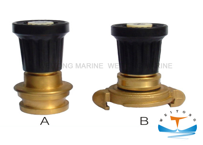 Matal High Pressure Hose Nozzle , Water Hose Jet Nozzle For Firefighting