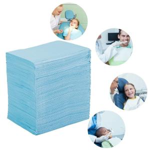 China CE 2 Ply Tissue Disposable Dental Bibs For Dental Patients wholesale