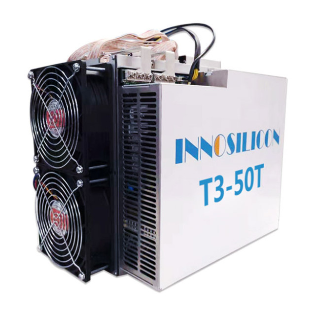 Ethernet 11.5kg BTC Miner Machine Innosilicon T3 50t 3100w Sha256 80db
