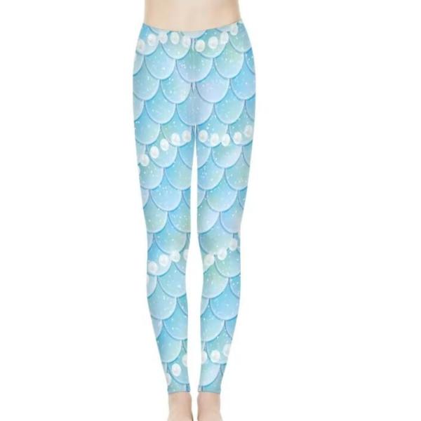 Stretchy Print On Demand Sublimation Printing Leggings Women'S Long Yoga Pants