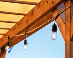 Christmas Festoon Garlands Outdoor Garden Patio Holiday Home Festival Decor Retro Edison Filament Globe LED Bulb String