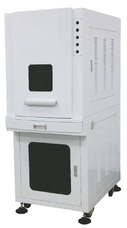 Desktop UV Plastic Laser Marking Equipment High Precision 110 * 110mm Working