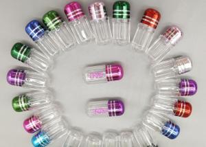 China Aluminium Caps Empty Capsule Bottles 2g Single Black Rhino wholesale