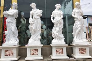 China Nice garden stone statues four season marble sculpture stone sculptures,China stone carving Sculpture supplier wholesale
