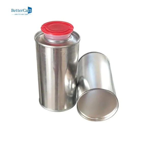 Metal Tin Container Manufacturers 500ml Paint Tins With Pull Cap