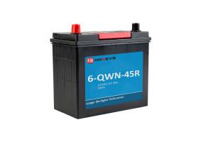 China 45AH Flooded Deep Cycle Battery , 12v Lithium Ion Car Battery Anti Extrusion wholesale