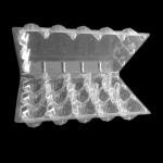 Eco Friendly 30 Count Egg Flats 32.5cm Plastic Blister Tray In PET Film