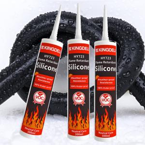 China Fire Resistant Neutral Silicone Sealant 300ml Glass Silicone Adhesive Low Odor wholesale