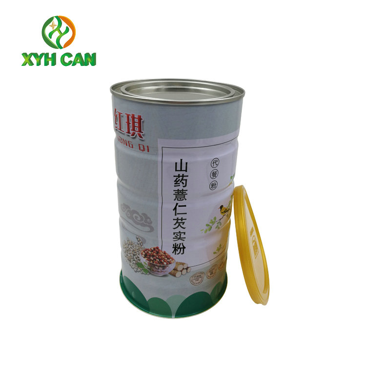 0.23mm Tinplate Tin Can Packaging Shrinking Design Food Tin Containers With Lids