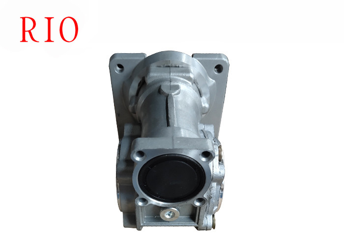 Flange Mounted Worm Reduction Gearbox , Aluminum Worm Gear Reducer VF40