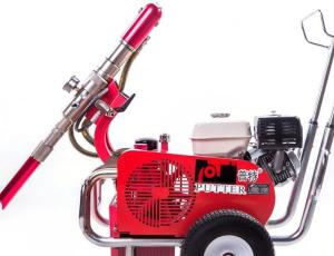 China Hydraulic Pump Gas Powered Airless Paint Sprayer For Interior Walls Painting wholesale