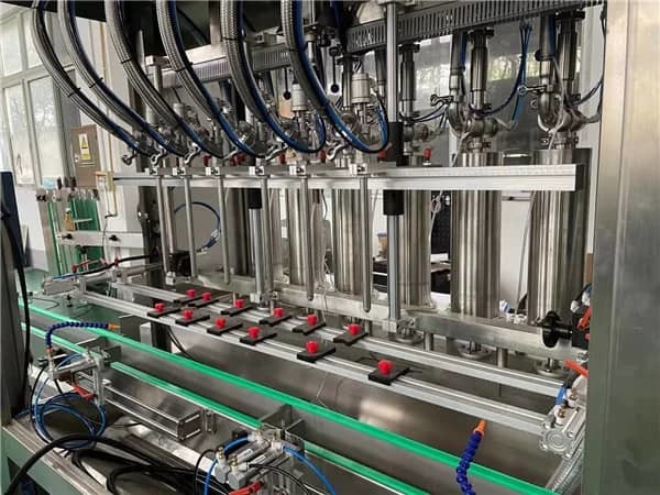 NP-VF Automatic Volumetric Piston Filling Machine With Multy Heads Servo Driven Inline System