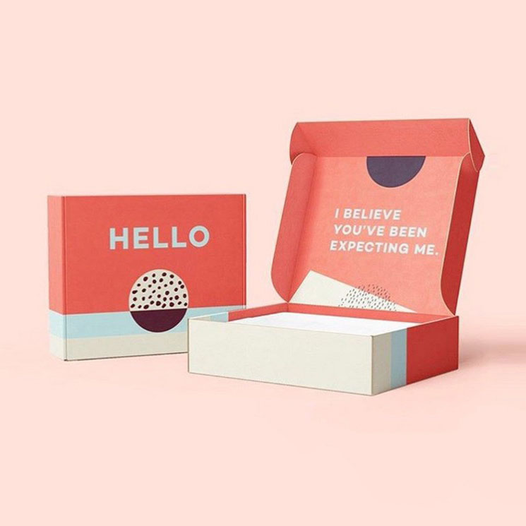 Folding Kraft Paper Airplane Box E Corrugated Packaging Paper Box for Custom Order