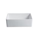 White Ceramic Farmhouse Kitchen Sink 30 Inch 30" Apron Front Sink White Drop In