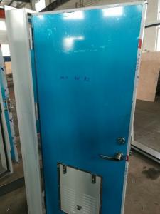China Bolted Mounted Aluminum Marine Doors / Marine Hollow Cabin Door Customized Design on sale