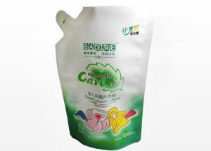 China Liquid Detergent Stand Up Pouch, 1000ml Sealable Laminated Plastic Bags wholesale
