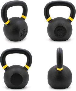 China Gym Workouts 10kg Cast Iron Kettlebell Vinyl Coated Anti Abrasion wholesale