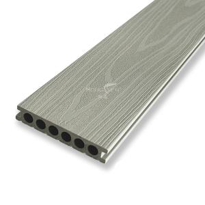 China Ancient Wood Color Round Hollow Co Extrusion WPC Waterproof wholesale