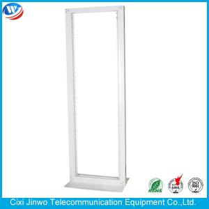 China Ral7035 IEC297-2 2 Post Open Rack Cold Rolled Steel 24U wholesale