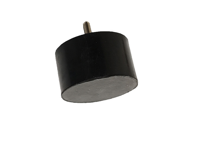 OEM Customize Molded Rubber Bushing Shock Absorber Cylindrical Black Color