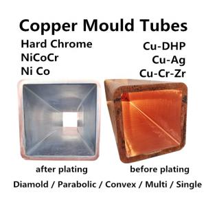 China Cu-Cr-Zr Continuous Casting Mould Tube Copper Square 6mm wholesale