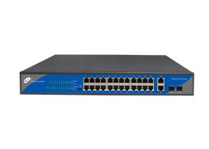 China 10/100M 24 Port SFP Fiber Switch , 24 Port POE Switch With SFP wholesale