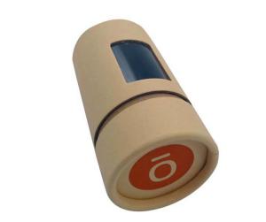 Flexo Paper Tube Packaging With Window , 2mm Clear Window Box Packaging