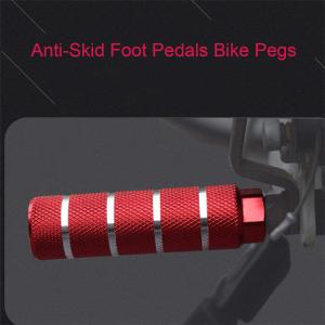 China Bike BMX Pegs Aluminum Alloy Anti Skid Lead Foot For Mountain Cycling Rear Stunt Fit 3/8 Inch Axles wholesale