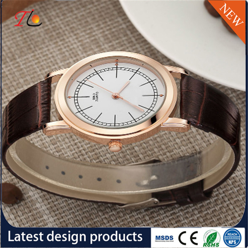 wholesale Pu watch Round dial alloy case quartz watch fashion watch concise style pu strap elegant style