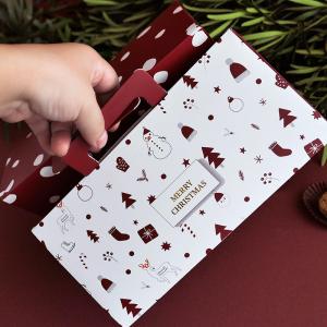 China 300gsm White Card Elegant Triangle Folding Paper Festive Gift Boxes wholesale