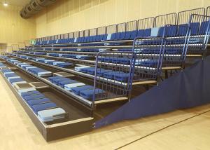 China Upholstered Telescopic Seating Systems Nose Mounted With Folding Mechanism wholesale