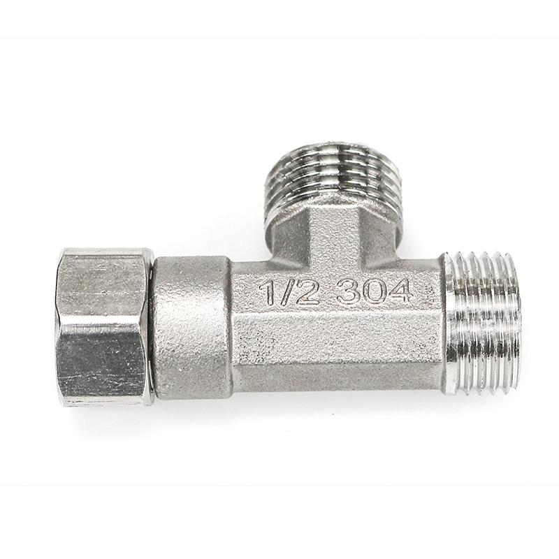 ANSI DIN Pipe Line Accessories Male Female T Shaped Nipple Stainless Steel T Pipe Fittings