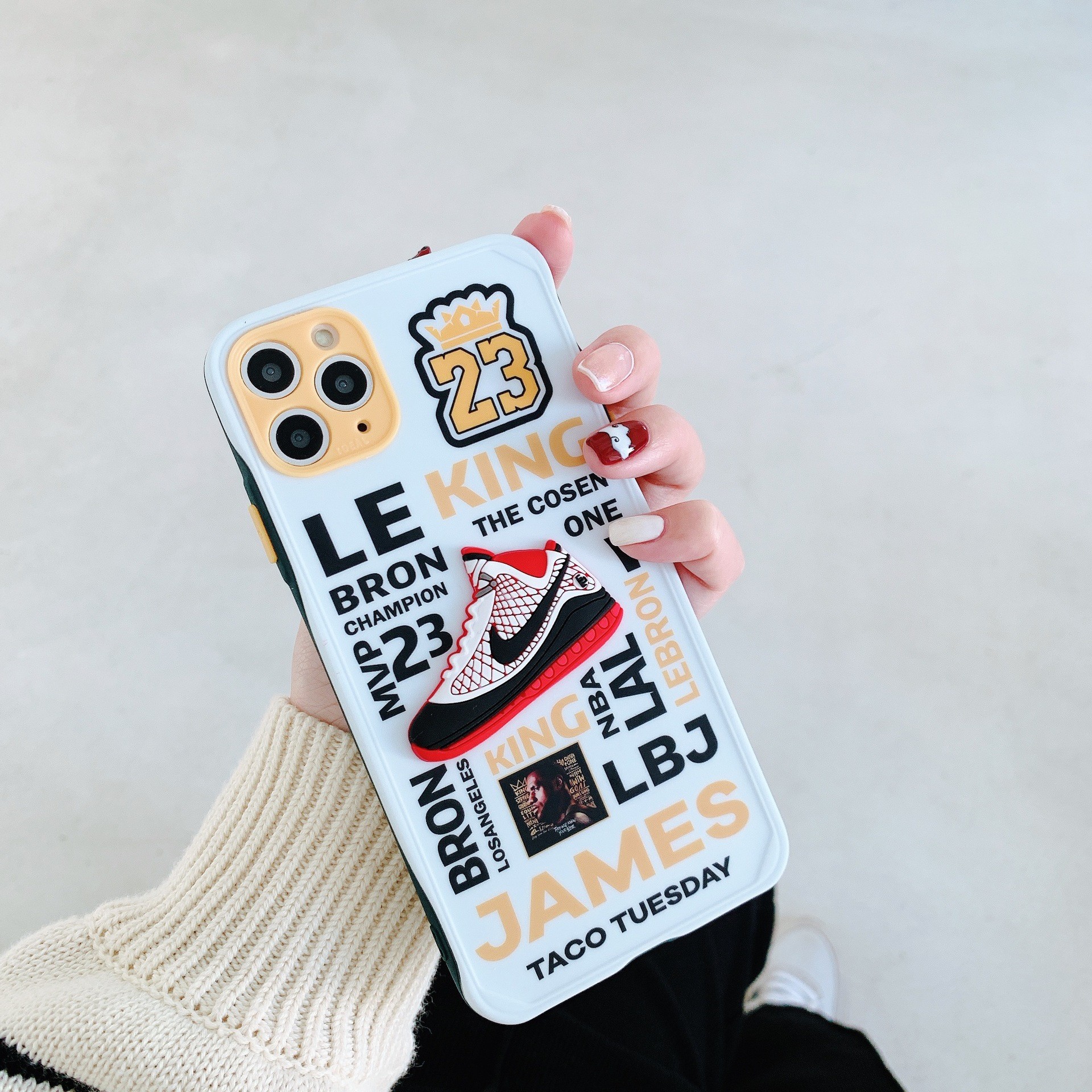 Sports Logos James Sneaker Phone Cases 3D Toy Shock Free For IPHONE 12
