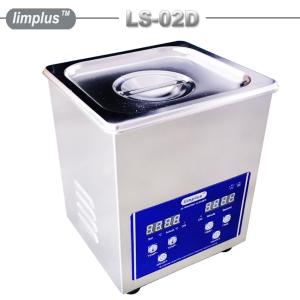 China 2 Liter Table Top Ultrasonic Cleaner / Dental Ultrasonic Bath Digital Timer And Heater wholesale