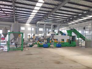 China 200mm Screw Plastic Film Granulator Single Stage Extruder Siemens Electric Parts wholesale