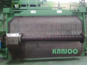 China 3000KG Wire Rod Shot Blasting Machine With 500mm Cleaning Capability wholesale